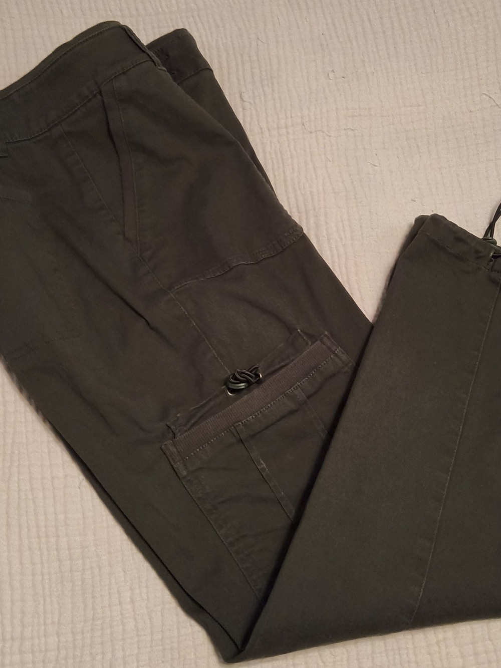 Democracy "Ab"solution Dark Olive Cargo Pants with Utility Pockets
